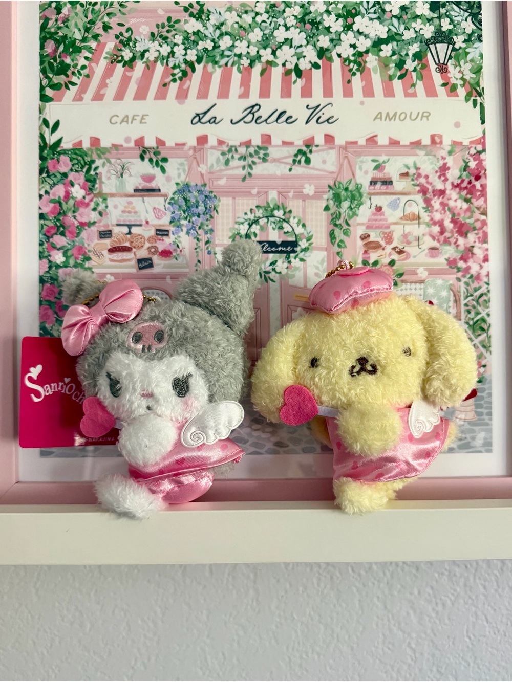 Cute Kuromi & Pom Pom Bag Charms - from Japan